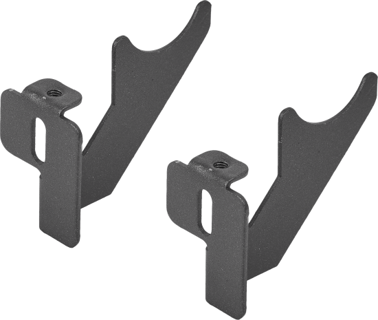 Комплект настенных регулируемых кронштейнов Royal Thermo D 80 цвет черный