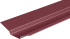 Ендова верхняя 115x30x115 мм 2 м RAL 3005 0.4 мм красный