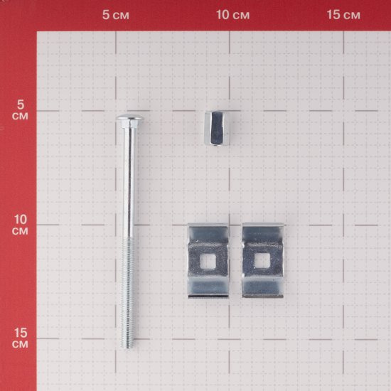 Стяжка столешницы оцинкованная 100 мм (1 комплект)
