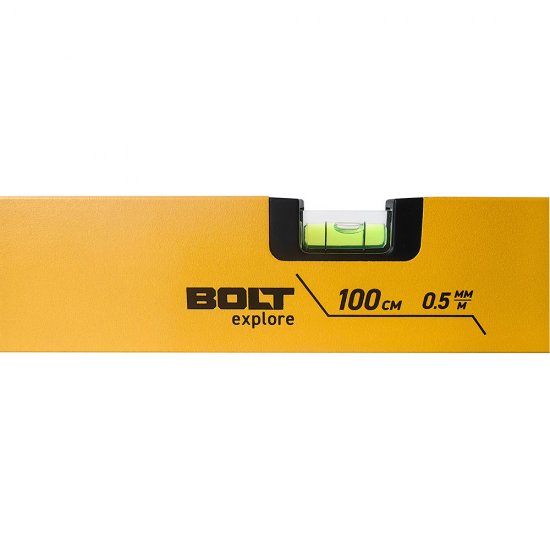 Уровень пузырьковый Bolt eXplore 100 см 3 глазка коробчатый