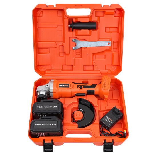 УШМ аккумуляторная бесщеточная Спец Промо БШУ-20-ПБ, 20 В Li-ion 2x4 Ач