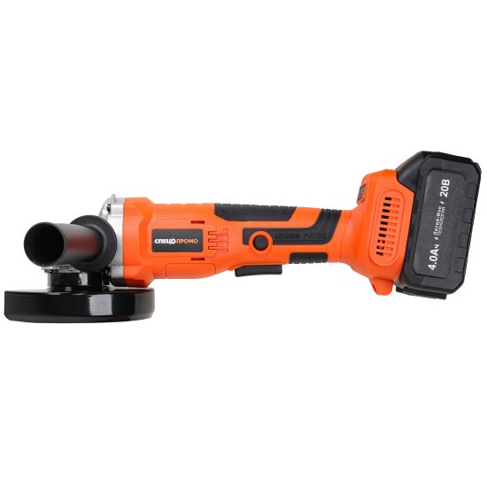 УШМ аккумуляторная бесщеточная Спец Промо БШУ-20-ПБ, 20 В Li-ion 2x4 Ач