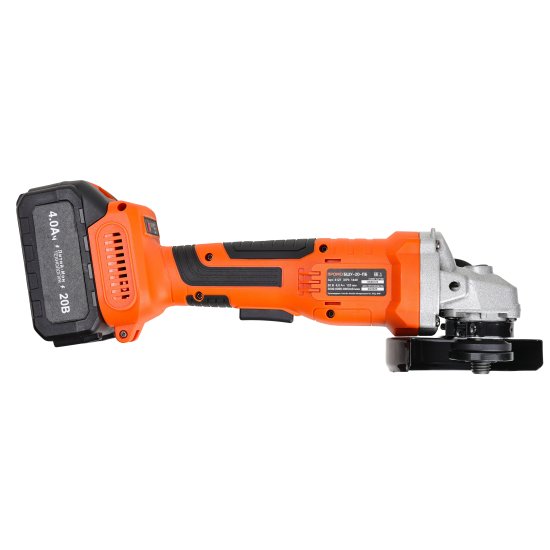 УШМ аккумуляторная бесщеточная Спец Промо БШУ-20-ПБ, 20 В Li-ion 2x4 Ач