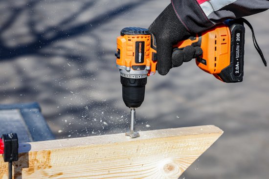 Дрель-шуруповерт аккумуляторная бесщеточная Спец Промо БДА-20-ПБ, 20 В Li-ion 2x2 Ач