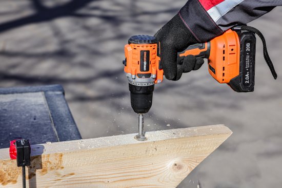 Дрель-шуруповерт аккумуляторная бесщеточная Спец Промо БДА-20-ПБ, 20 В Li-ion 2x2 Ач