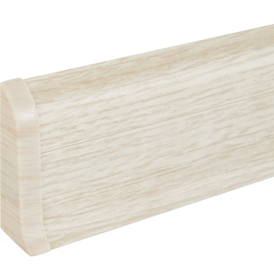 Заглушки для плинтуса «Дуб Силк», высота 62 мм, 2 шт.