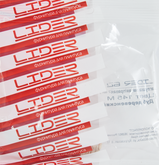 Заглушки для плинтуса «Дуб Деревенский», высота 62 мм, 2 шт.