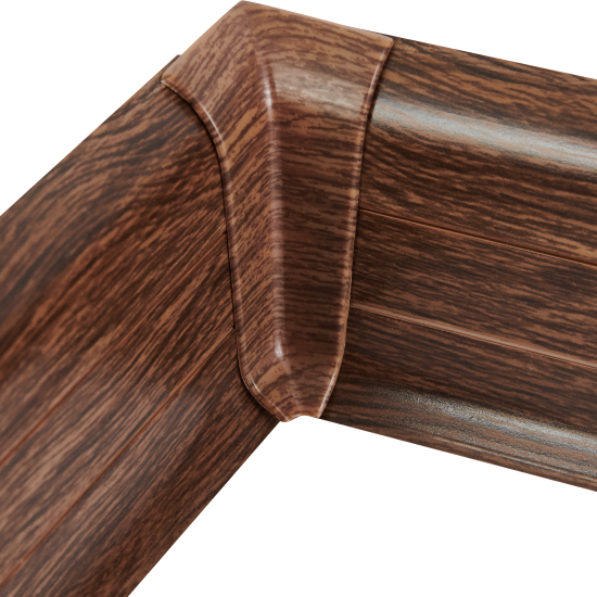 Угол внутренний для плинтуса «Дуб Натуральный», высота 62 мм, 2 шт.