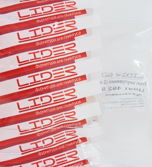 Угол внутренний для плинтуса «Дуб Рейкьявик», высота 62 мм, 2 шт.