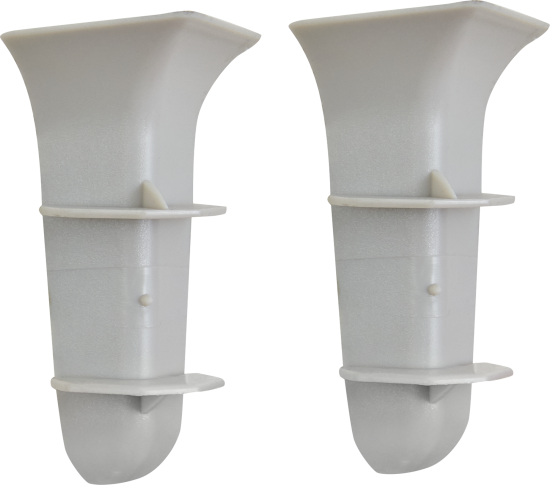 Угол внутренний для плинтуса «Дуб Горный», высота 62 мм, 2 шт.