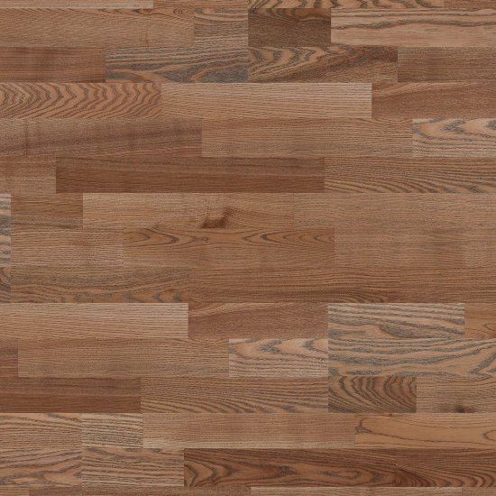 Паркетная доска Polarwood ясень электро 1,678 кв.м 14 мм трехполосная брашированная