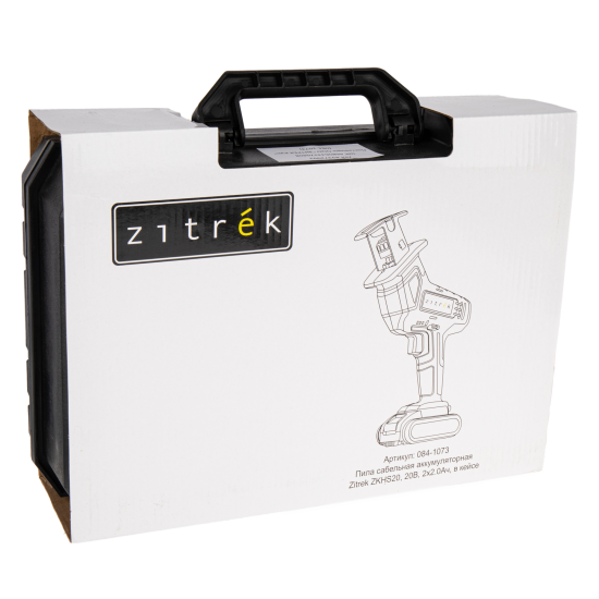 Пила сабельная аккумуляторная Zitrek ZKHS20 084-1073, 20 В Li-Ion 2x2 Ач