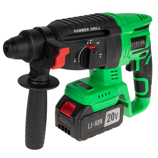 Перфоратор аккумуляторный бесщеточный SDS-plus Zitrek ZKCH20FU, 20 В Li-Ion 2x4 Ач, 2 Дж