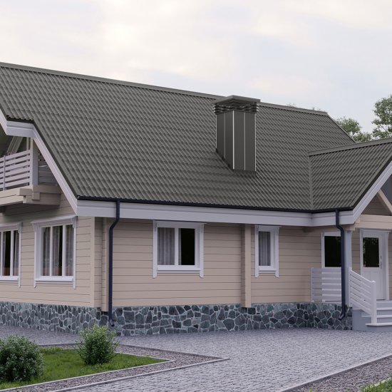 Лист волнистый Ондулин графит черепица 1,95х0,96 м 3,3 мм усиленный