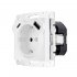 Розетка Lezard Vesna встраиваемая белая с USB-A/ Type-C (742-0288-181TC)