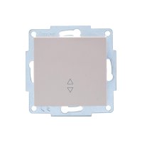 Выключатель Lezard Vesna одноклавишный встраиваемый крем проходной (742-0388-105)