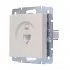 Розетка компьютерная Lezard Vesna встраиваемая крем RJ45 (742-0388-139)