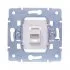Розетка компьютерная Lezard Vesna встраиваемая крем RJ45 (742-0388-139)