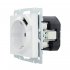 Розетка Lezard Vesna встраиваемая белая с USB-A (742-0288-181)