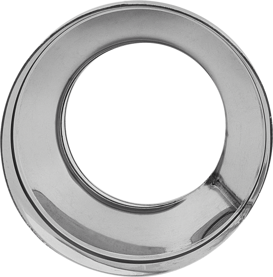 Переходник для дымохода D110 220x110 мм нержавеющая сталь AISI 430x0.5 мм