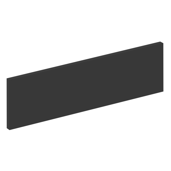 Фасад комода Лион София грей 80x22x1.8 см ЛДСП цвет серый