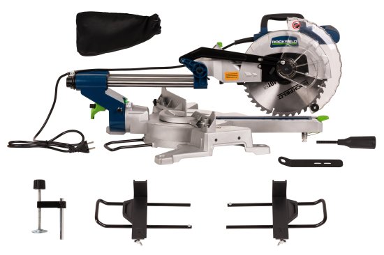 Пила торцовочная сетевая Rockfield RF255SMS, 2000 Вт, 255 мм