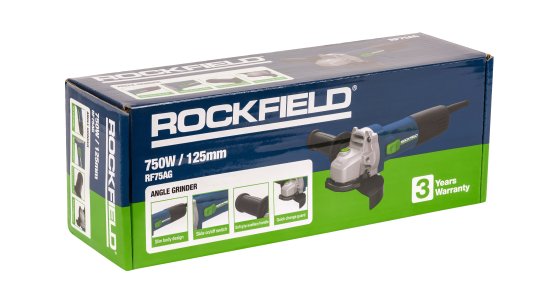УШМ сетевая Rockfield RF75AG, 750 Вт, 125 мм