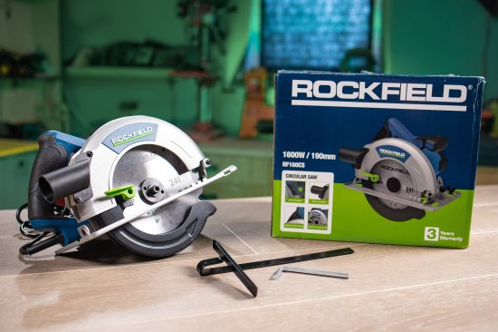 Пила циркулярная сетевая Rockfield RF160CS, 1600 Вт, 190 мм