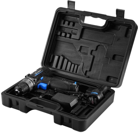 Дрель-шуруповерт аккумуляторная Deko ZKCD12V PRO 084-1015, 12 В Li-ion 2x2 Ач