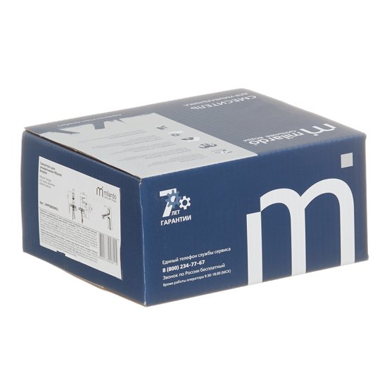 Смеситель для раковины Milardo Amplex хром однорычажный (AMPSB00M01)