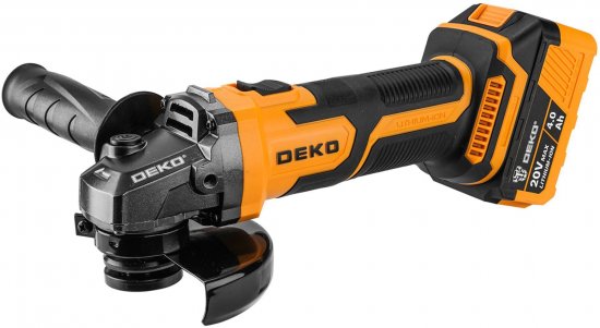 Набор аккумуляторного инструмента Deko дрель DKCD20 УШМ DKAG20125