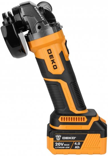 Набор аккумуляторного инструмента Deko дрель DKCD20 УШМ DKAG20125