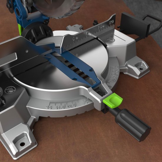 Пила торцовочная сетевая Rockfield RF255CMS, 1800 Вт, 255 мм