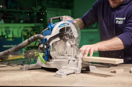 Пила торцовочная сетевая Rockfield RF255CMS, 1800 Вт, 255 мм