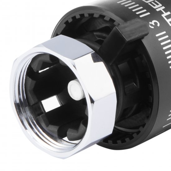 Термостатическая головка жидкостная Royal Thermo M30x1.5 черная