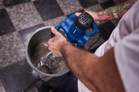 Миксер строительный сетевой Rockfield RF160MX, 1600 Вт