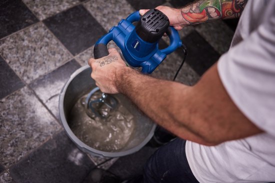 Миксер строительный сетевой Rockfield RF160MX, 1600 Вт