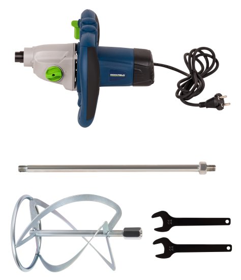 Миксер строительный сетевой Rockfield RF160MX, 1600 Вт