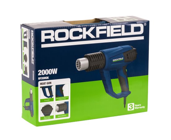 Фен технический сетевой Rockfield RF20HGK, 2000 Вт