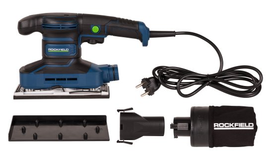 Вибрационная шлифмашина сетевая Rockfield RF26FS, 260 Вт, 90x187 мм
