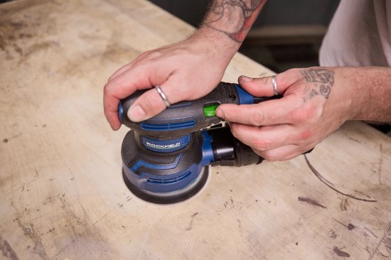 Эксцентриковая шлифмашина сетевая Rockfield RF40OS, 400 Вт, 125 мм