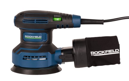 Эксцентриковая шлифмашина сетевая Rockfield RF40OS, 400 Вт, 125 мм