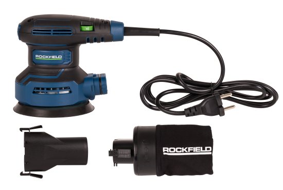 Эксцентриковая шлифмашина сетевая Rockfield RF40OS, 400 Вт, 125 мм