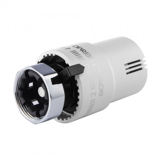 Термостатическая головка жидкостная Royal Thermo RTO 08.01 M30x1.5 белая