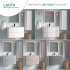 Каркас тумбы подвесной с раковиной Iddis Lahta LAH80W0i95K 50x80x47 см цвет белый