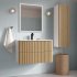 Каркас тумбы подвесной с раковиной Iddis Lahta LAH80W0i95K 50x80x47 см цвет белый