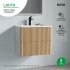 Каркас тумбы подвесной с раковиной Iddis Lahta LAH60G0i95K 67x60x47 см цвет серый