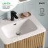 Каркас тумбы подвесной с раковиной Iddis Lahta LAH60G0i95K 67x60x47 см цвет серый