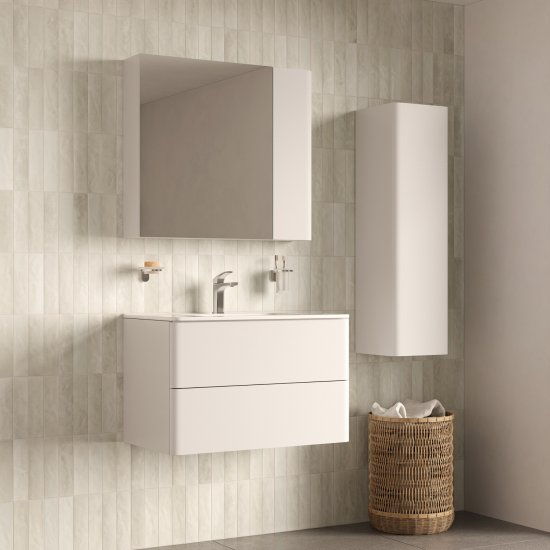 Комплект фасадов для тумбы Iddis Лахта (Lahta) 80 см LAH80W0i89 МДФ цвет белый