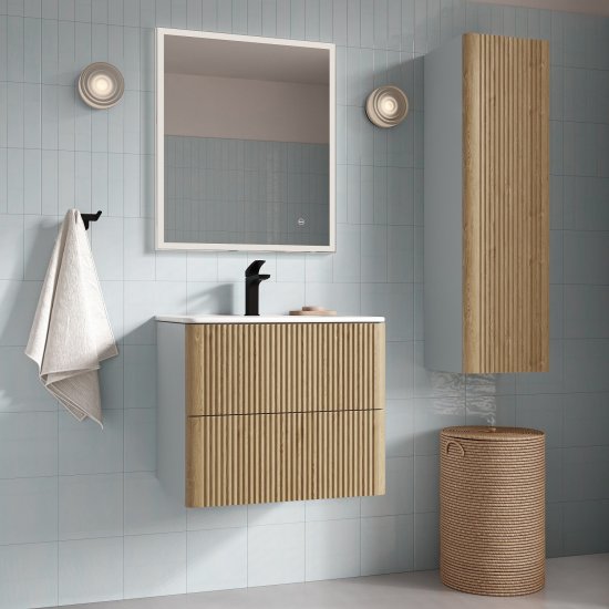 Фасад для пенала подвесного Iddis Lahta 30 см LAH30V0i89 МДФ цвет светлый дуб